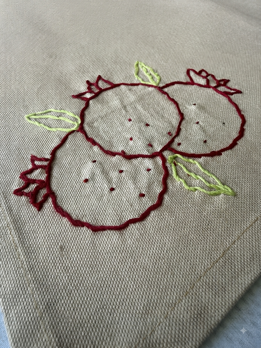 The Ruby Pomegranate Placemat - Image 3