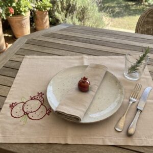 The Ruby Pomegranate Placemat