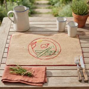 The Harvest Plate Jute Placemat
