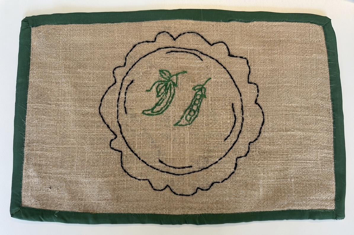 The Garden Peas Jute Placemat - Image 2