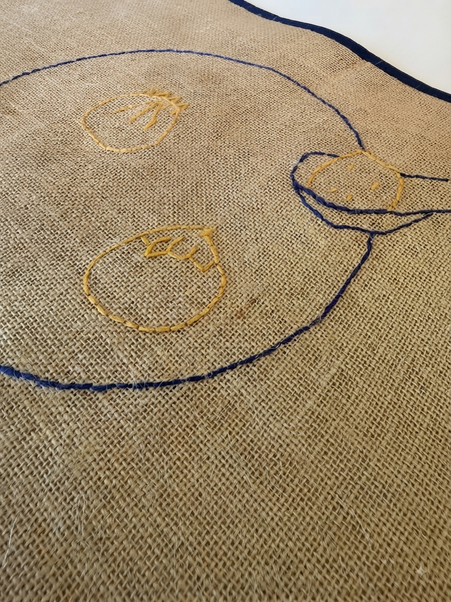The Dumpling Feast Jute Placemat - Image 3