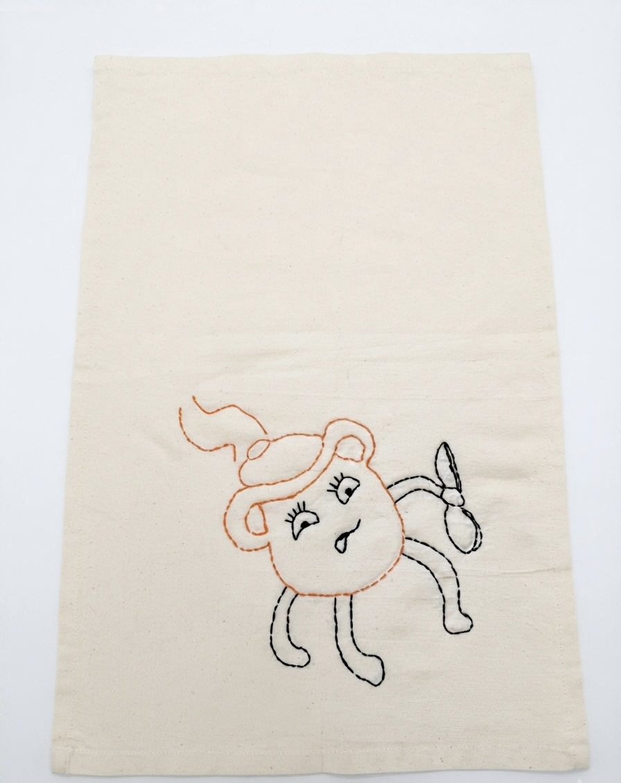 The Dancing Teapot Tea Towel - Image 2