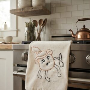 The Dancing Teapot Tea Towel