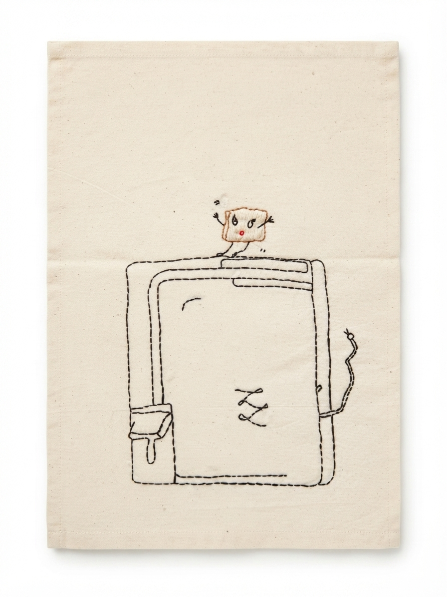 The Midnight Toast Tea Towel - Image 2