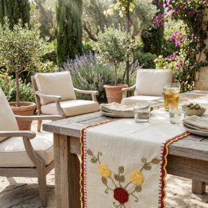 The Blooming Rose Table Runner