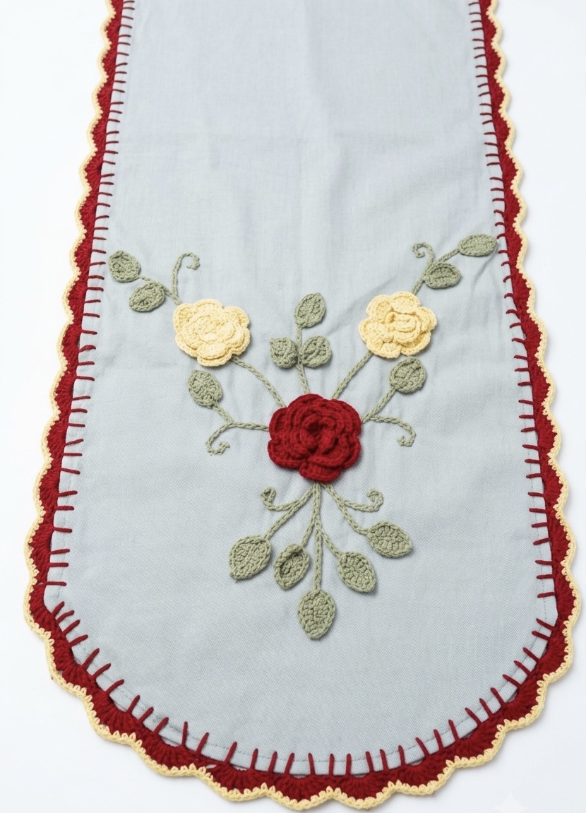 The Blooming Rose Table Runner - Image 3