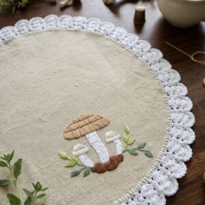 The Forest Forage Embroidered Placemat