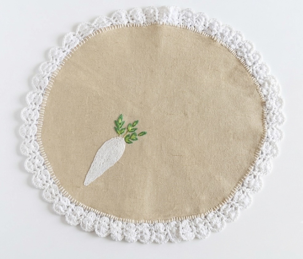 The Root Harvest Embroidered Placemat - Image 2