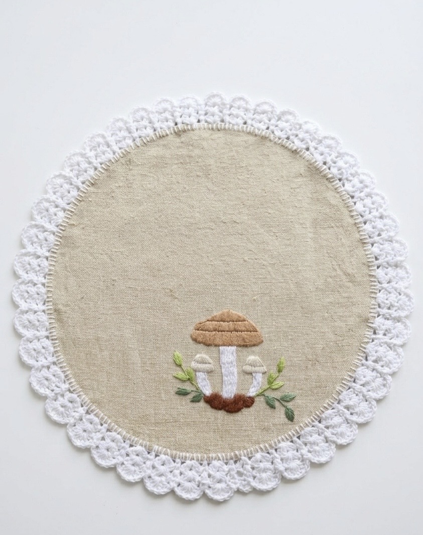 The Forest Forage Embroidered Placemat - Image 3