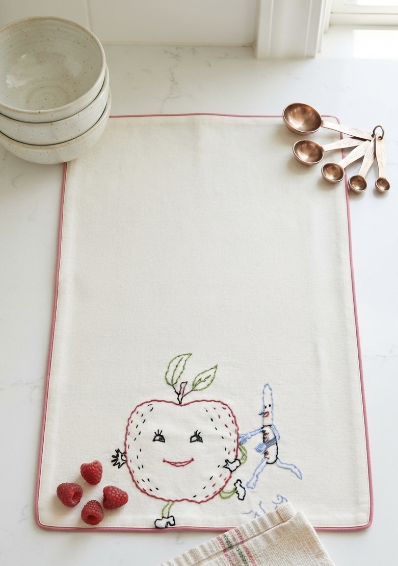 The Cheerful Harvest Tea Towel